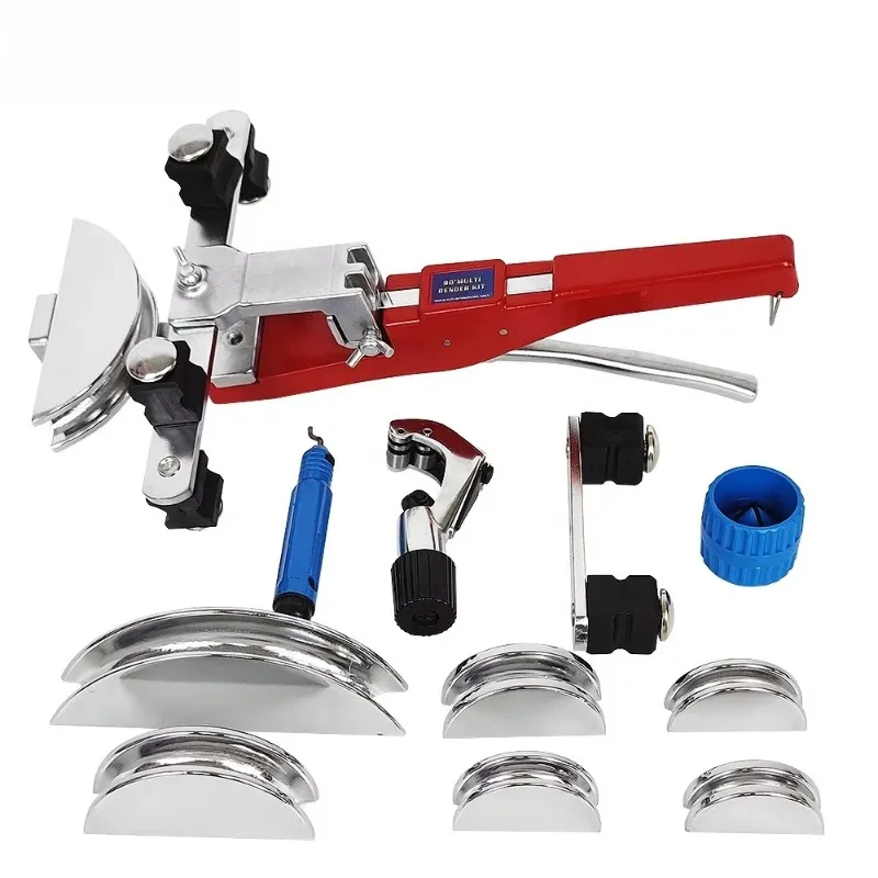 Combination Tube Bender Manual Copper Pipe Bender Air Conditioning Tube Forward Reverse Bending Tool Kit Refrigeration Service