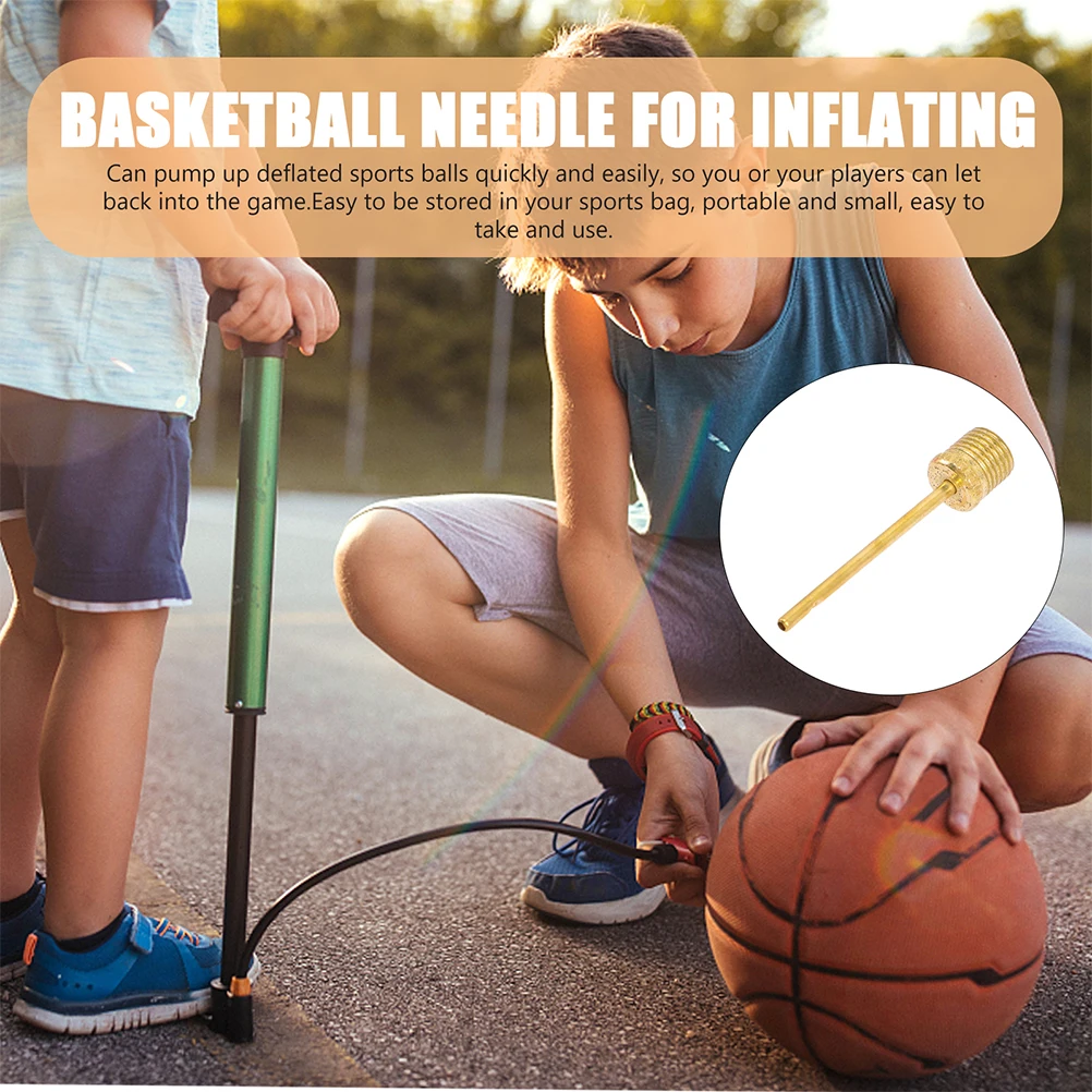 

20Pcs Inflation Pump Needles Durable Metal Ball Needles for Basketball Football Soccer Volleyball Quick Sports Ball Inflation