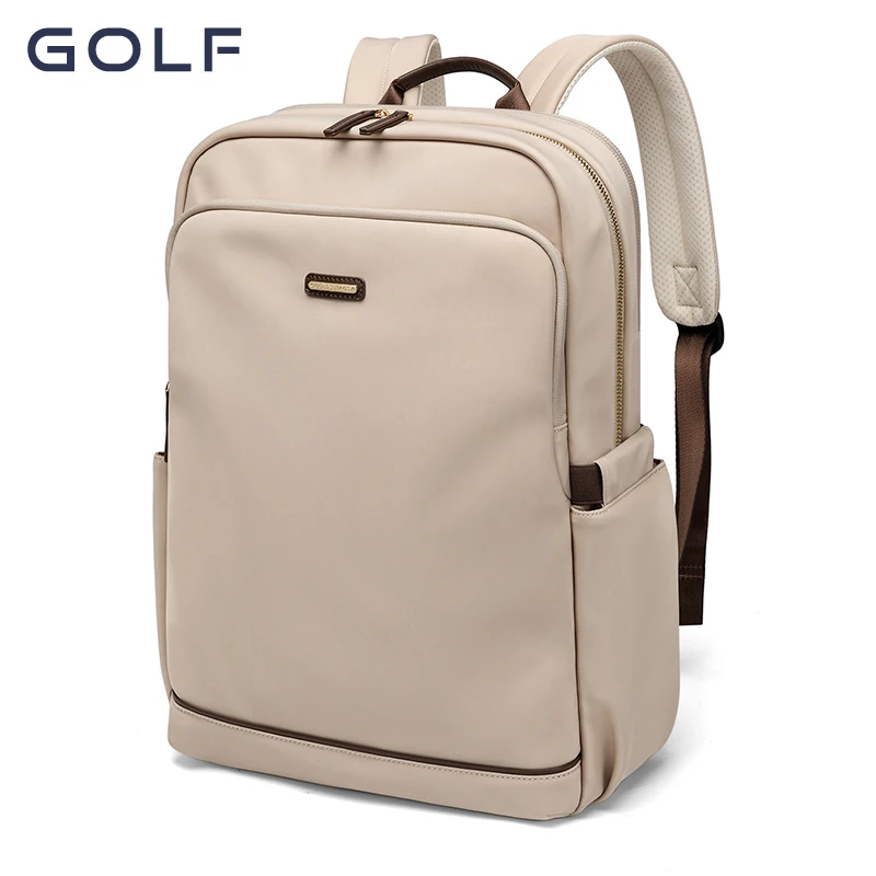 GOLF backpack for women, casual commuting, large capacity computer backpack, fashionable travel, college student backpack