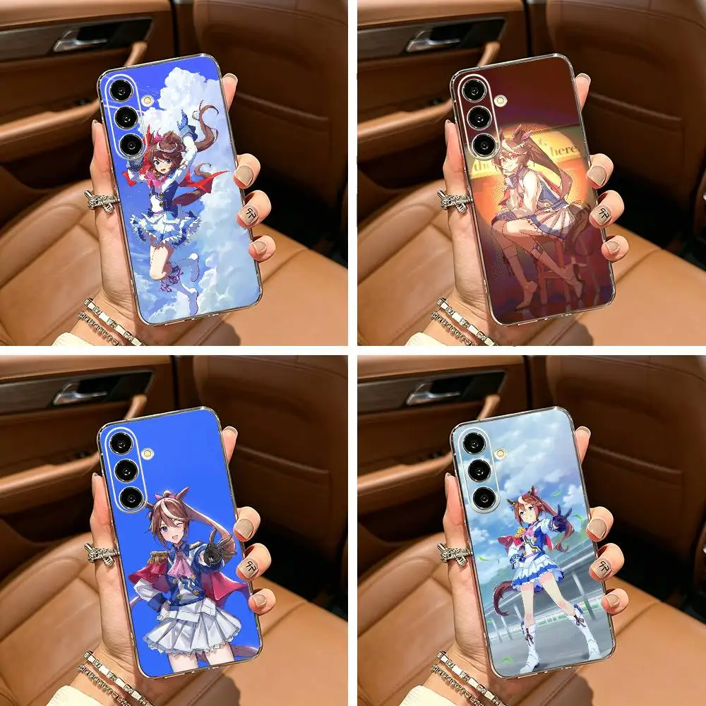 Tokai Teio-Uma Musume Clear Phone Case for Samsung Galaxy A71, A70, A52, A51, A40, A30
