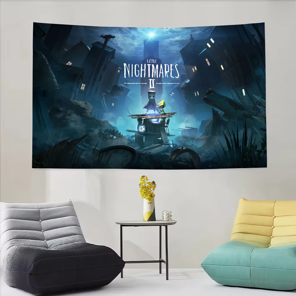 Game Little Nightmares II flag Decoration Art Picnic Party Home Hanging Camping Outdoor Party Banner