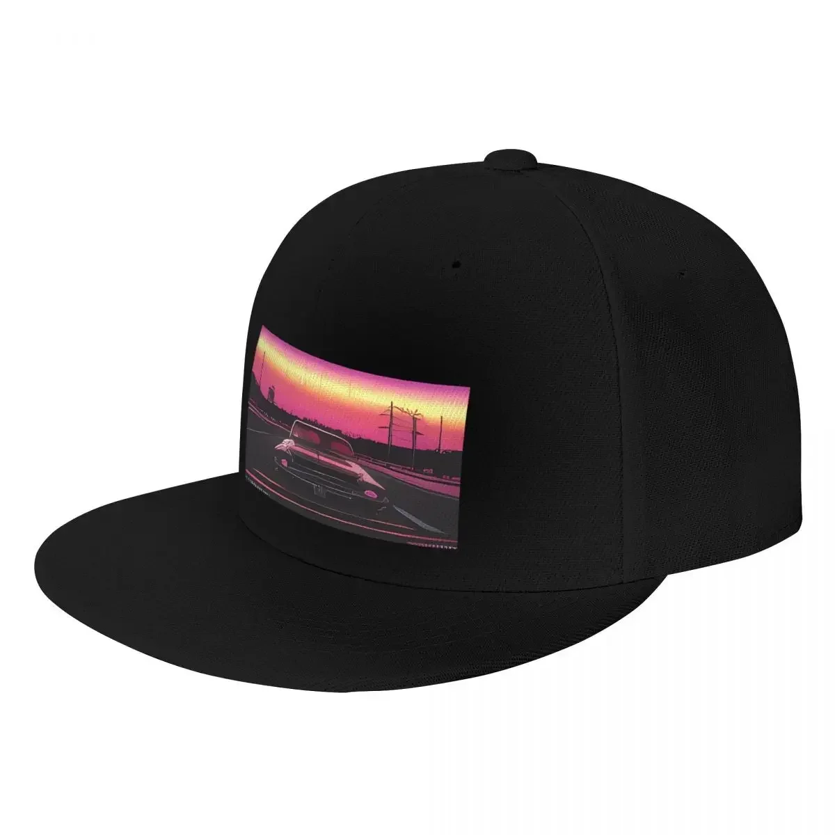Retro Synthwave Muscle Car Sunset Caps Men's Baseball Man Summer Man Hat Baseball Cap