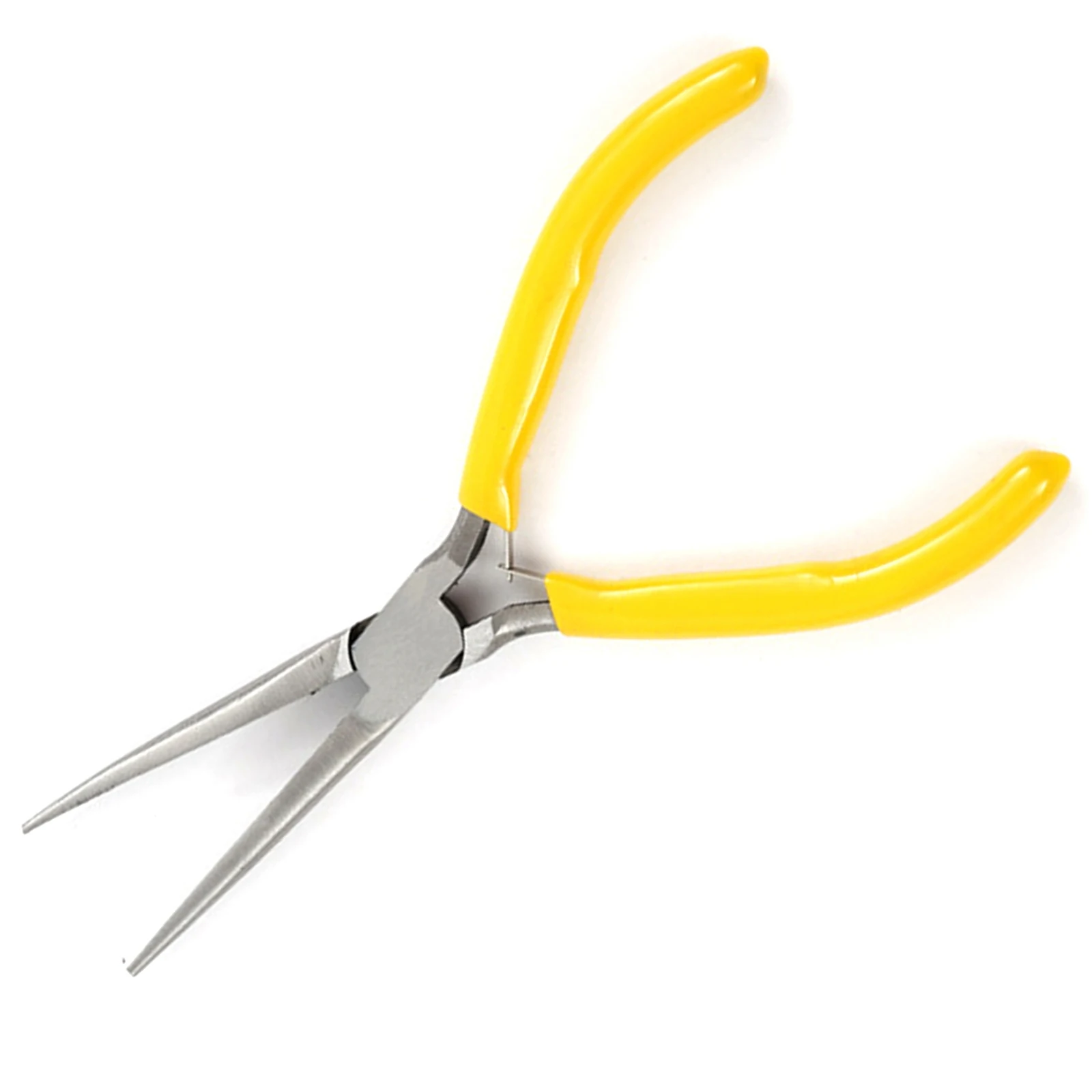 

Multi Functional Mini Long Needle Nose Precision Pliers Modeling Jewellery Wire Work Small Plier Cutting 5 inch Hand Tool Yellow