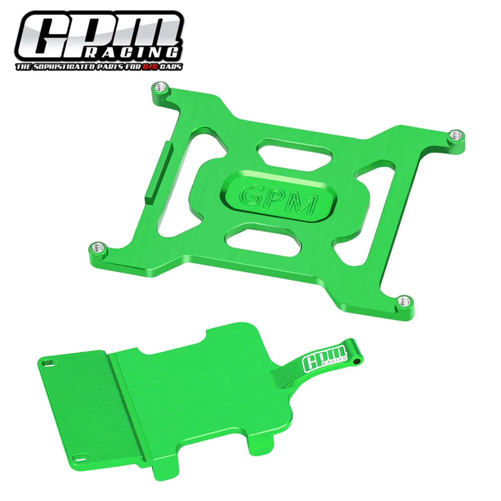 GPM Metal Aluminum Alloy Battery Holder & ESC RECEIVER Mount for LOSI 1/24 Micro-B 2WD Buggy RTR LOS00007 Upgrade Accessories