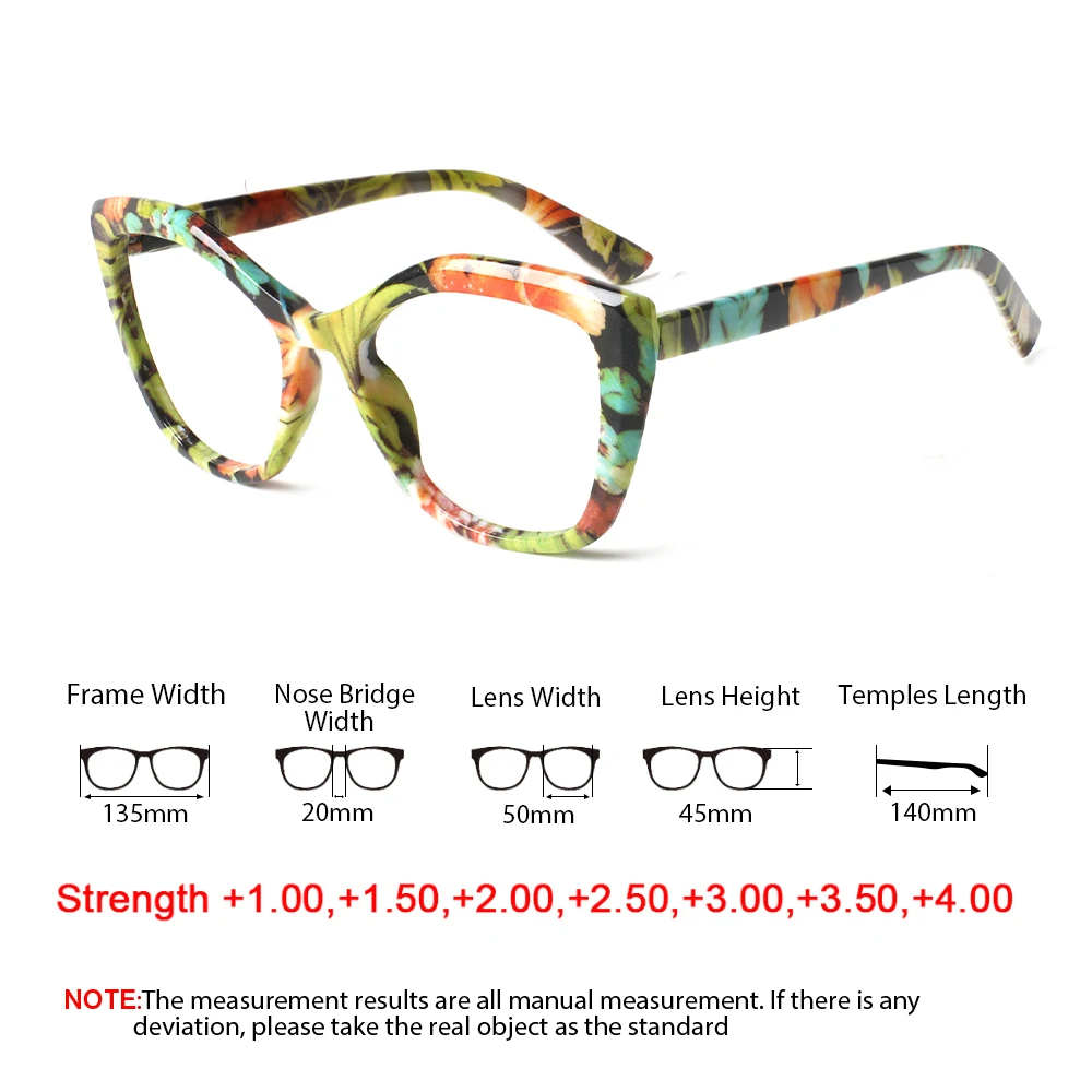 نظارات القراءة Turezing تصميم عالي الجودة نظارات طبية لقارئ المفصلي الربيعي مع طباعة نمط