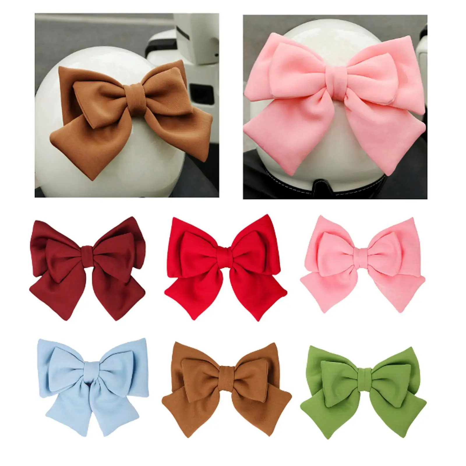

Helmet Bow Decoration Decoration Accessories Decorative Cute Self Tape Adorable