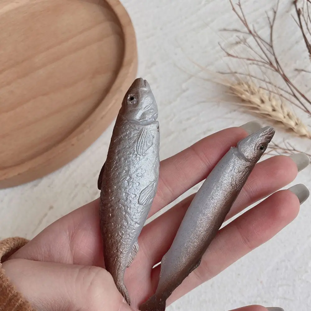 Lovely Simulated Food Bangs Clip Funny Headdress Dried Fish Hairpin Women Hair Clip Korean Style Barrette Headwear image 2