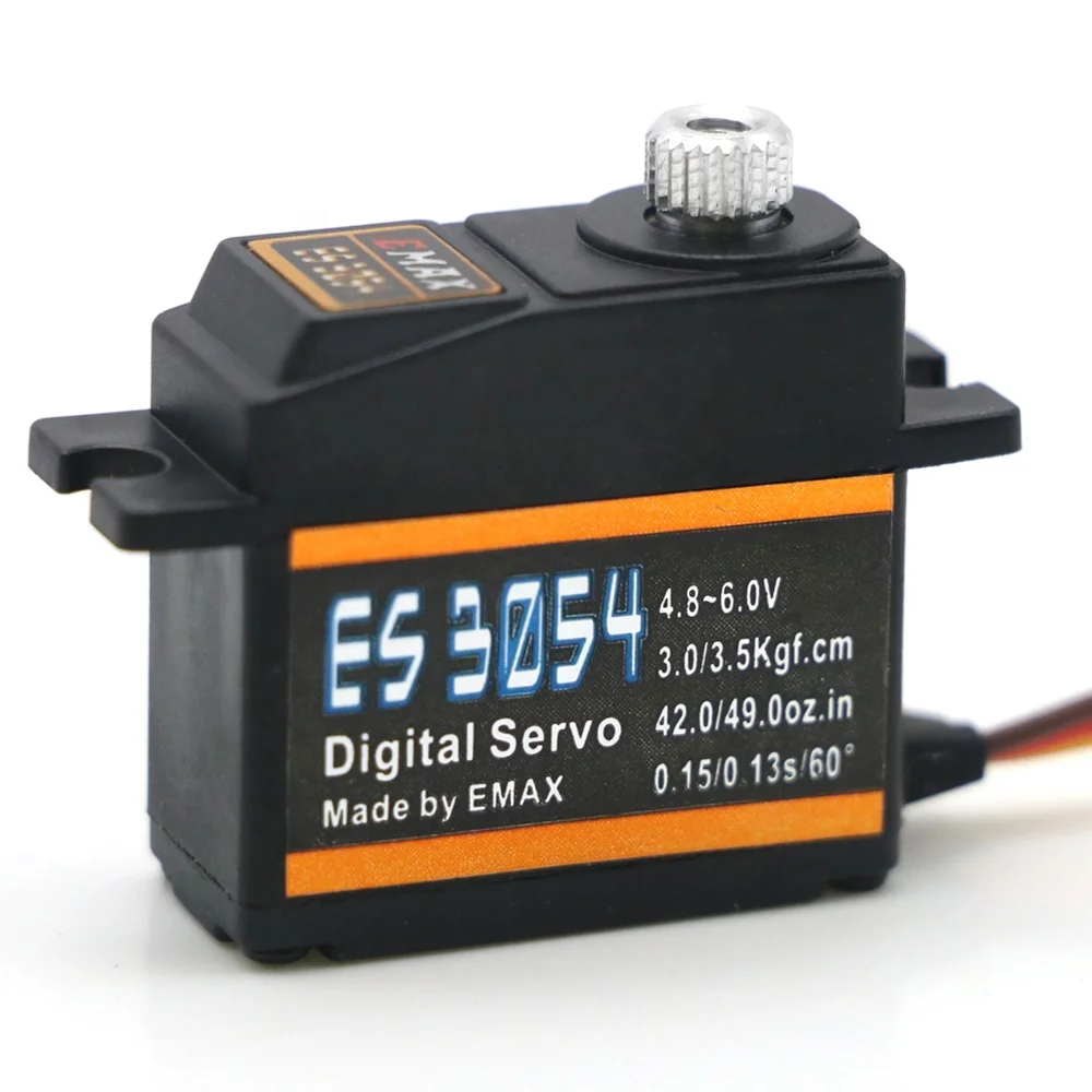 

EMAX ES3054 17 г цифровой сервопривод с металлической шестерней 3,5 кг 0,13 сек 23T для радиоуправляемого самолета-вертолета