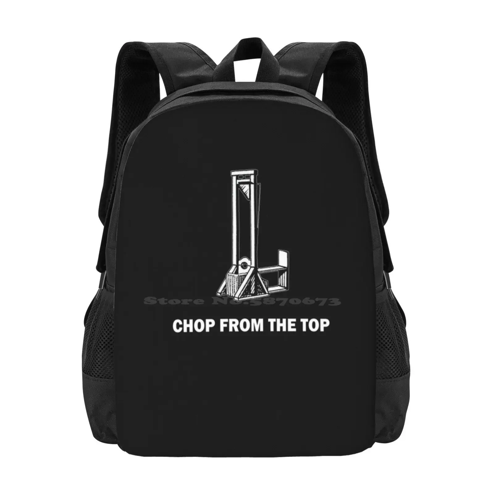 

Chop From The Top Hot Sale Schoolbag Backpack Fashion Bags Guillotine Chop From The Top Revolution Slicey Boi