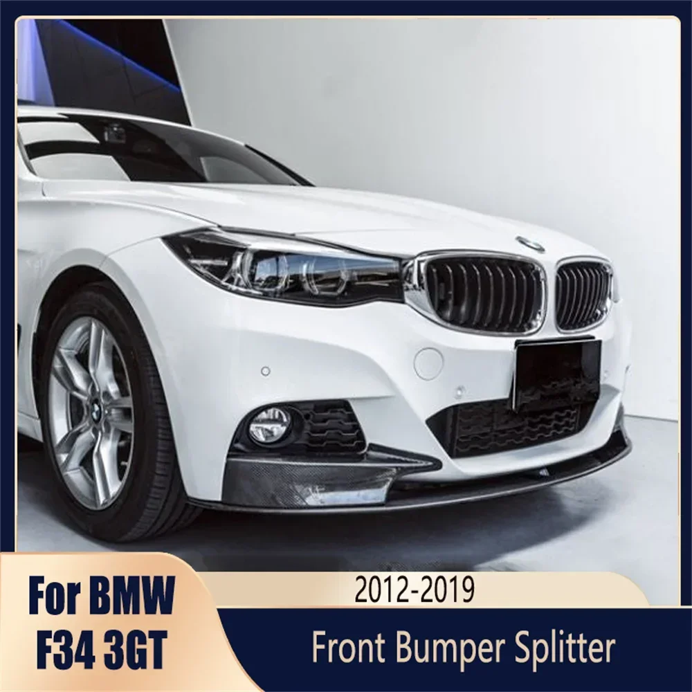 

For Bmw F34 3GT Front Bumper Lip Splitter Diffuser 3 Series 318d 320d 330d 335d 320 335i 340i 2012-2020 Fog Lamp Trim Bodykits