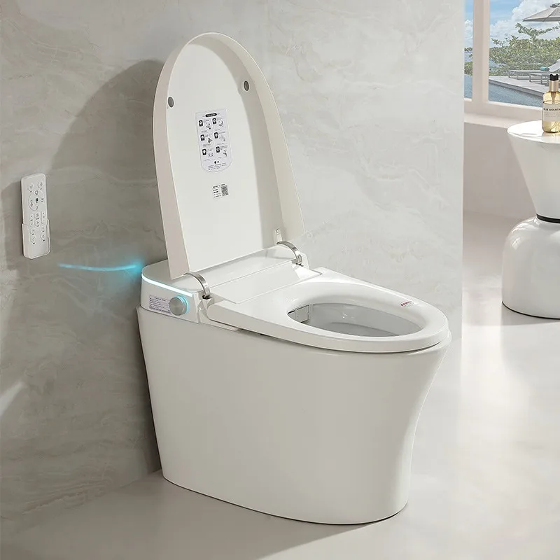 Source Manufacturer Smart Toilet Automatic Flip Hotel Ceramic Toilet Simple Energy-saving Integrated Smart Toilet