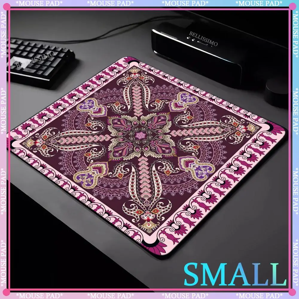 Hot Sale Persian Mini Carpet Mat Small MousePad HD Printing XS Mousemat Retro Style Home Desk Decoration Crafts Rubber Mouse Pad