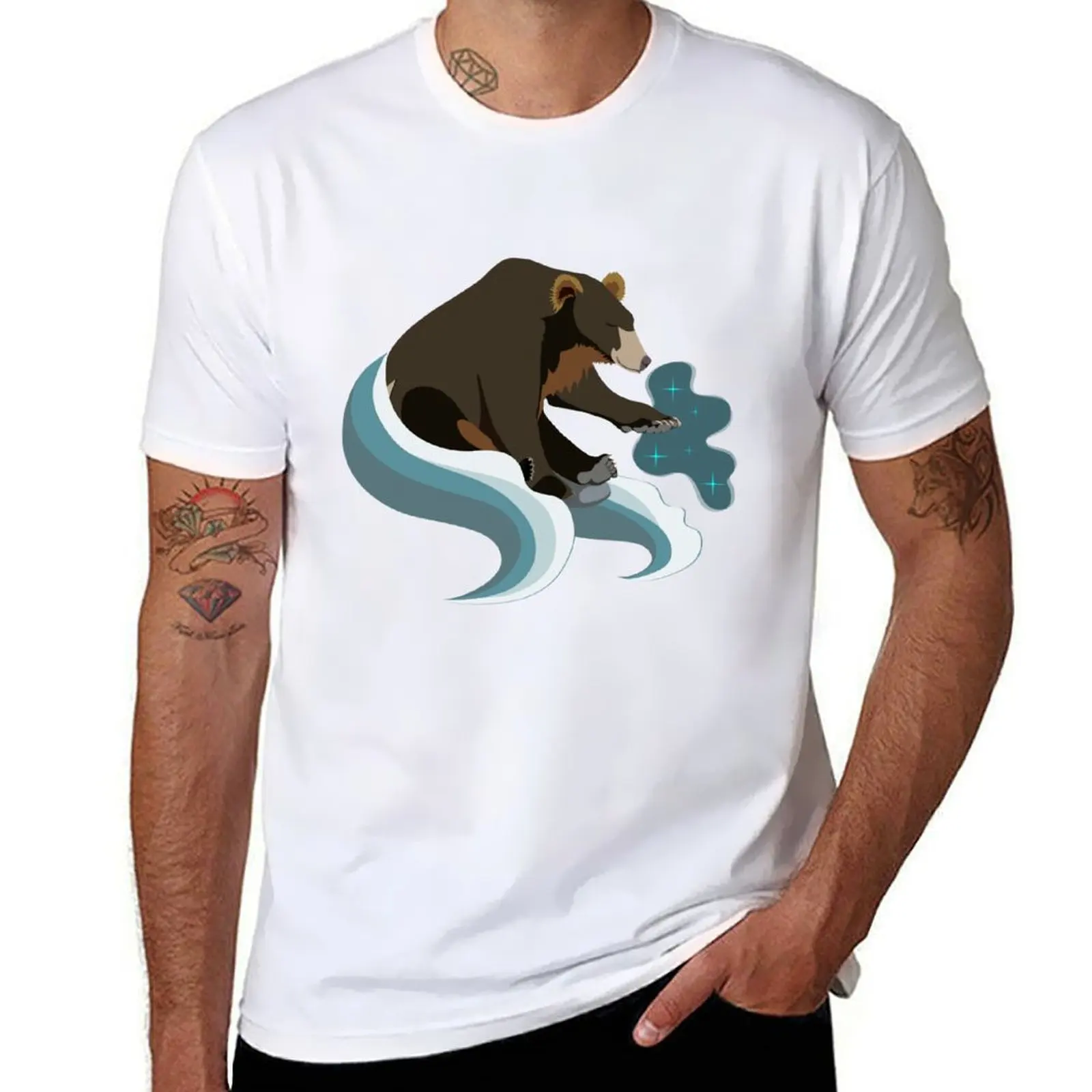 

Pepper's Magic Paw T-Shirt man t shirt graphic t shirts for man graphic funny man t shirts cotton T-shirt