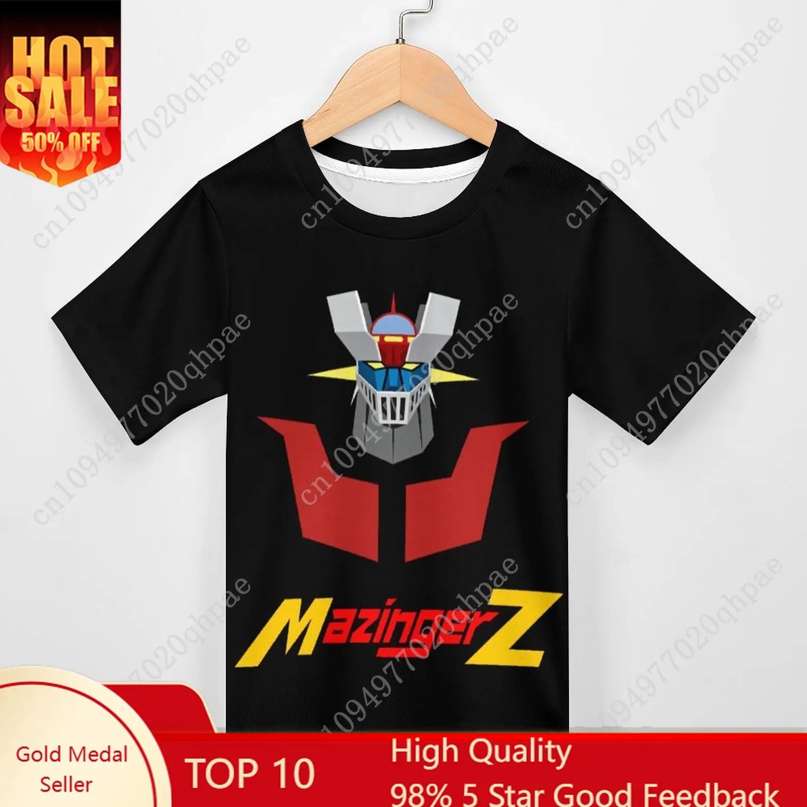 

Mazinger Z T Shirt Boys Girls Childs Cotton Short Sleeves Tlightweight Breathable Comfortable Tshirt Custom Made Summer Tops