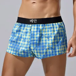 SEOBEAN MENS SEXY COTTON SHORTS DISTRESSED FIT TRUNKS UNDERWEAR