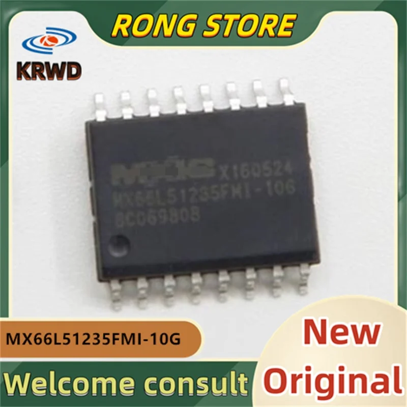 

5PCS MX66L51235FMI-10G New and original MX66L51235FMI 16-SOIC