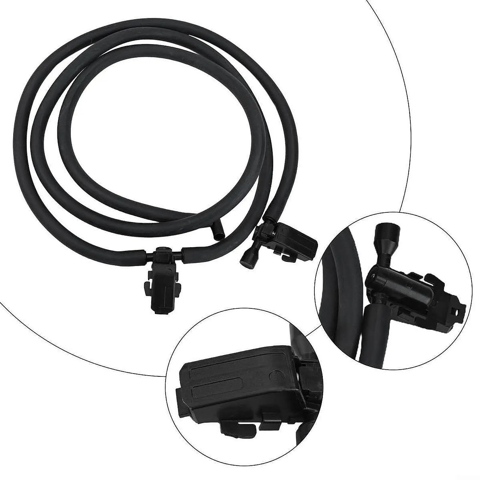 Windscreen Washer Nozzle Black 1698600492 Compatible for B- W245 Easy to Install