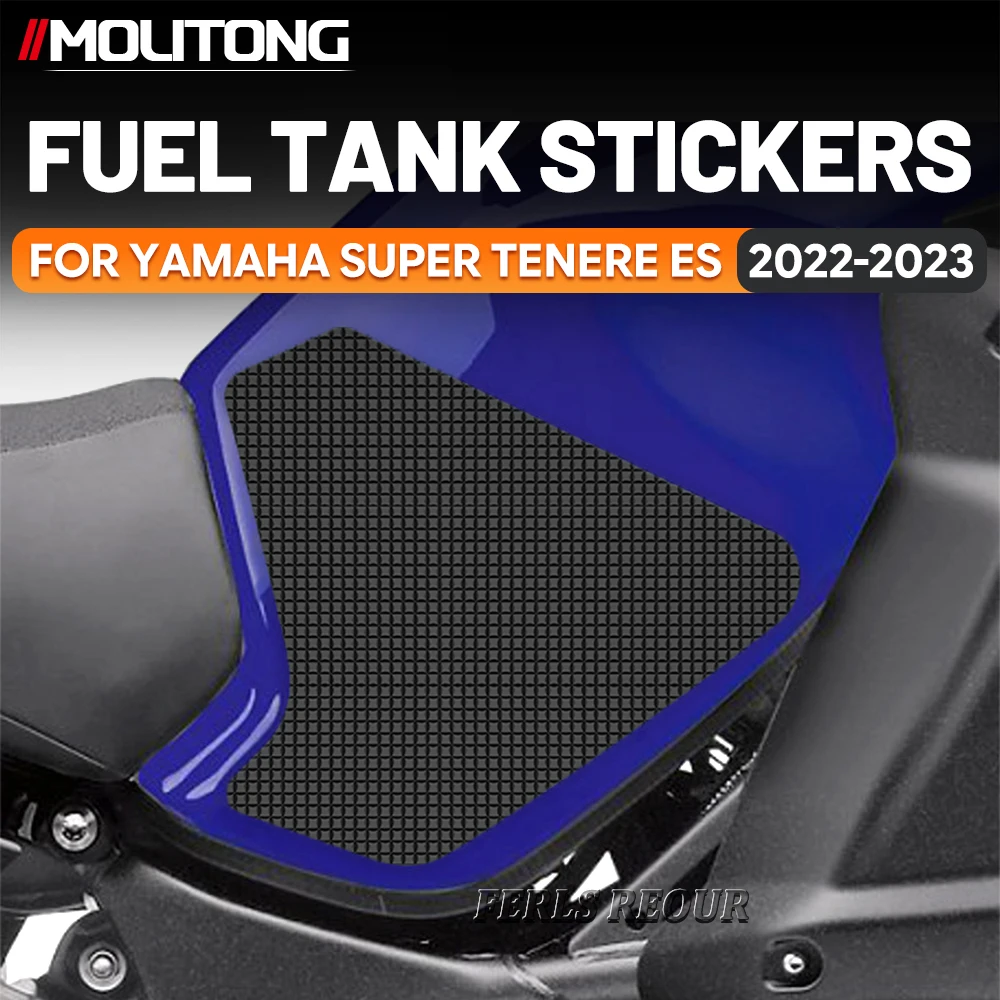 

For YAMAHA SUPER TENERE XT1200Z 2012-20 Motorcycle Tank Pad Sticker Rubber Black Anti Slip Gas Fuel Tank Protector Anti Scratch