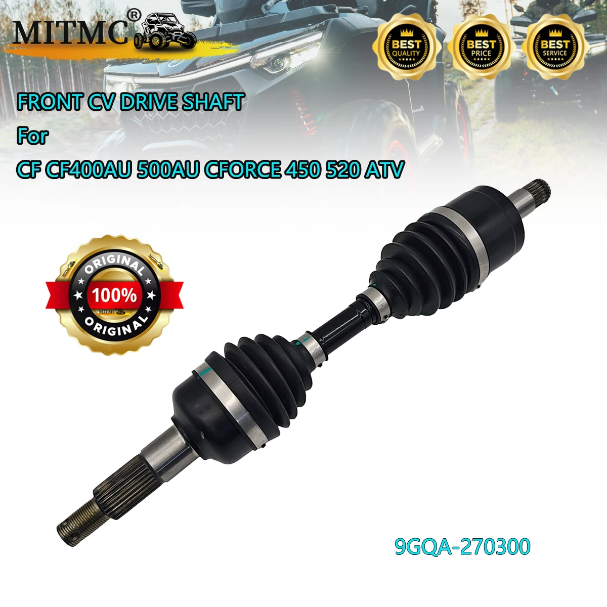 

OEM Replacement Numbers: Interchangeable with 9GQA-2703A0 or 9GQ0-270300-50000