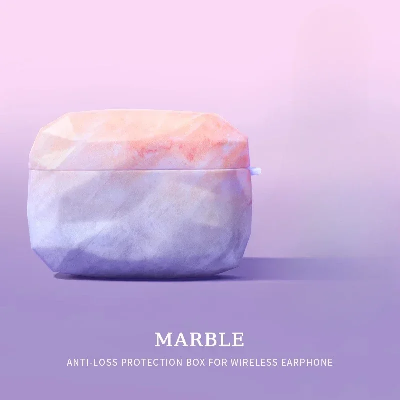 New Matte Diamond Shaped for Airpods Pro2 Protective Case Airpods4 Headphone Protective Case 2th Generation Silicone Soft Case