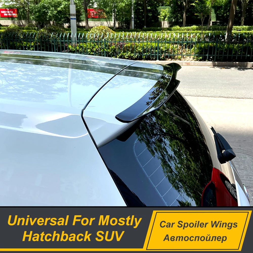 

Universal Rear Roof Trunk Lid Car Spoiler Wings For Volkswagen Audi Benz BMW Hyundai Kia Mostly Hatchback SUV Tuning Accessories