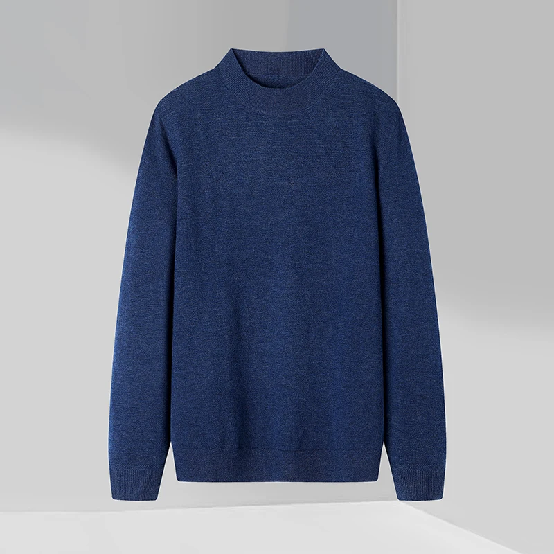 Faionable Casual round Ne Long Sve Knitted Sweater for Men Spring 2025 Versatile Comfortable Breathable Youthful Sle