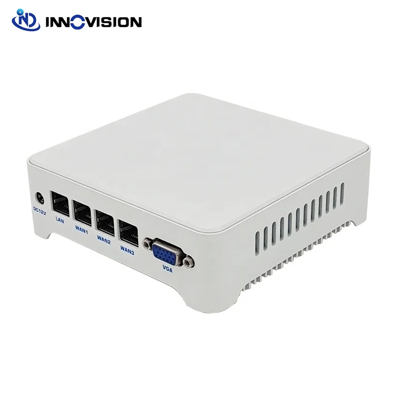 Embedded J4125 4Cores instead of J1900 4Gbe Lan Fanless router Openwrt Mini PC