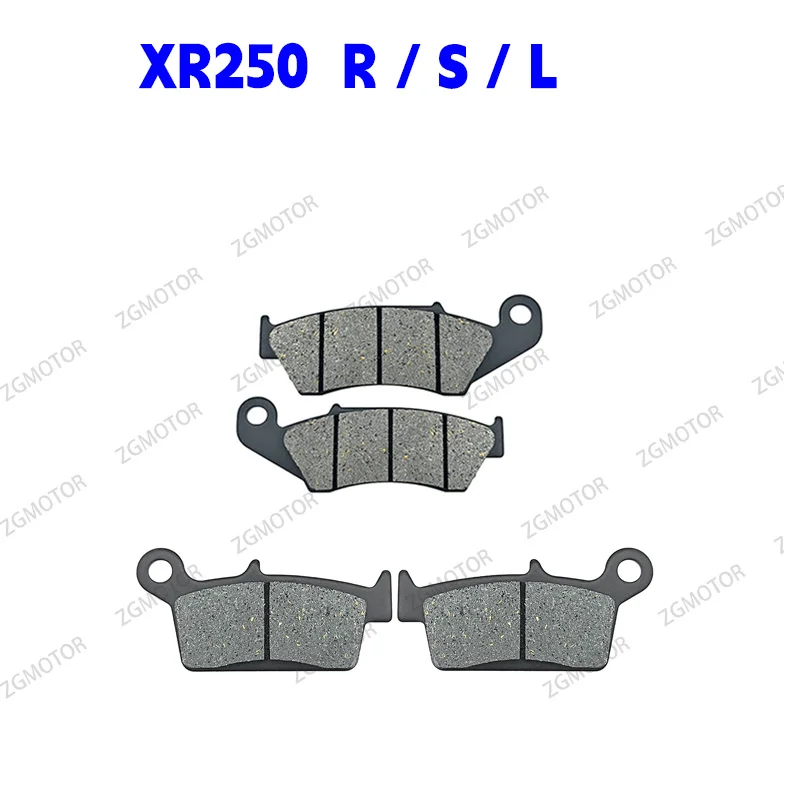 Передние или задние тормозные колодки подходят для Honda XR250R XR250S 1996-2004 XR250L 1993-2007 1994 1995 1997 1998 1999 2000 2001 2002 2003 05
