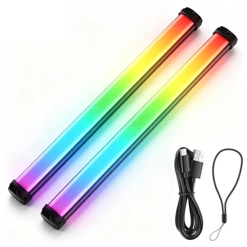 NEEWER Basics 21-calowa Magnetyczna Lampa RGB, CRI95, Ściemnialna, 14W LED, Ręczna Lampa Tubowa do Wideo z 51 Trybami RGB — zdjęcie produktu 7