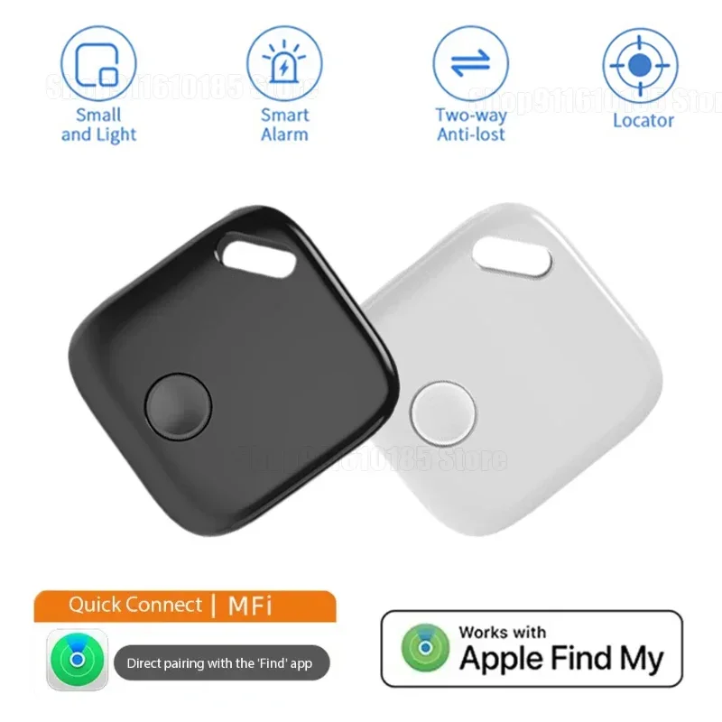 Mini Smart Tracker Work with Apple Find My APP Bluetooth Anti Lost Reminder Locator Car Key Wallet Bag Finder Tracking Device