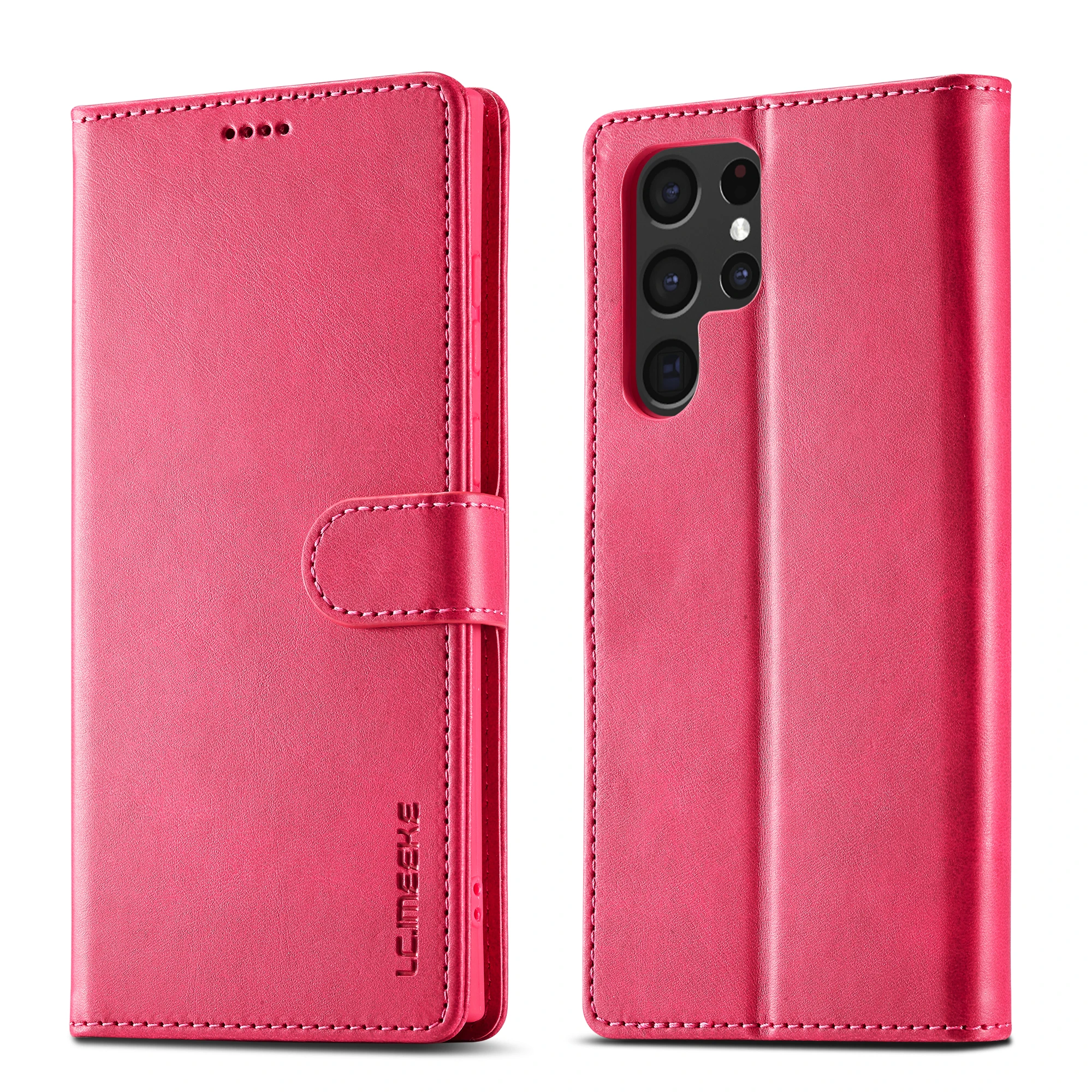 Business Leather Case for Samsung Galaxy S26 S25 Ultra S24 FE S23 Plus A17 A16 A26 A36 A56 A37 A57 Flip Wallet Card Phone Cover