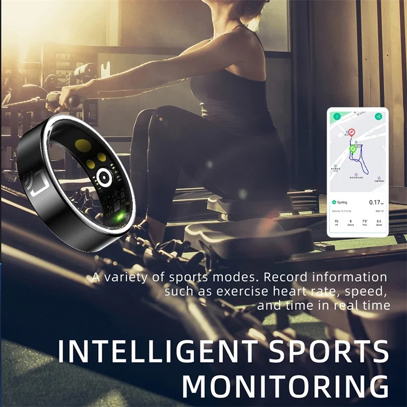 رجل امرأة حلقة ذكية NFC الصحة جهاز تعقب للياقة البدنية متعدد الرياضة الصحة حلقة النوم المسار معدل ضربات القلب ضغط الدم الرجال النساء