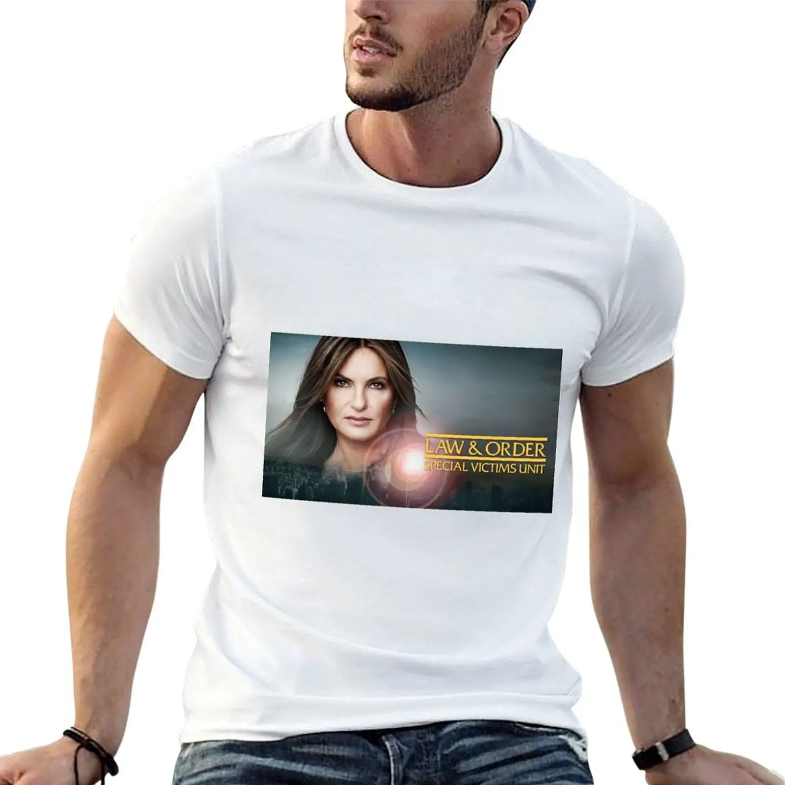 

Law & Order SVU T-Shirt t shirt men 100% cotton luxury brand anime t shirts oversize T-Shirt