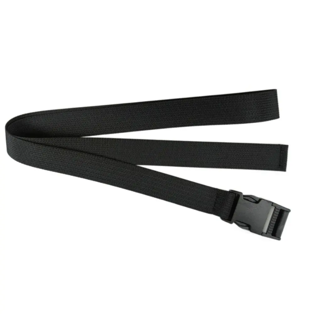 Men's Belt Plastic Buckle Nylon Braided Belt Adjustable Outdoor Waistband Plastic Fastener Leisure Belts Weave Waist Bands