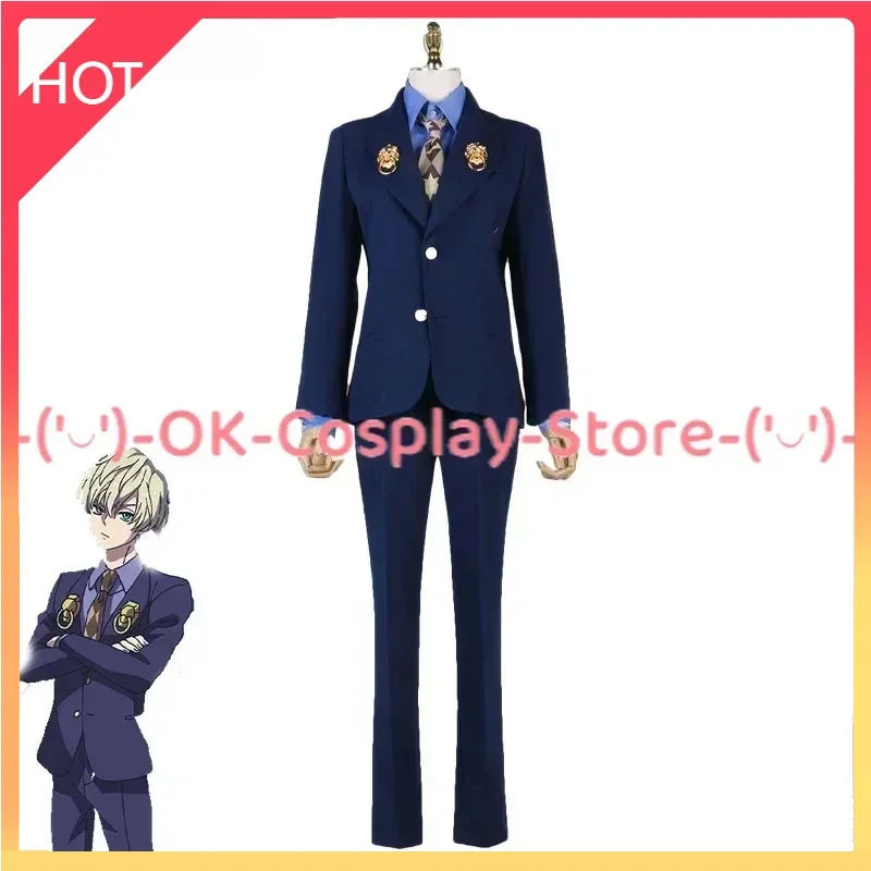 

[Custom Made] Anime HIGH CARD Leo Constantine Pinochle Cosplay Costume Party Clothing Formal Suit Halloween Carnival Uniform