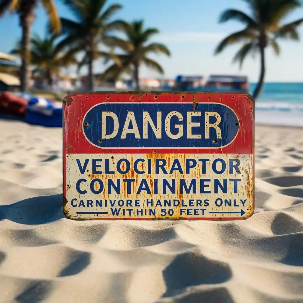 WEIYOOBY Metal Tin Sign – 