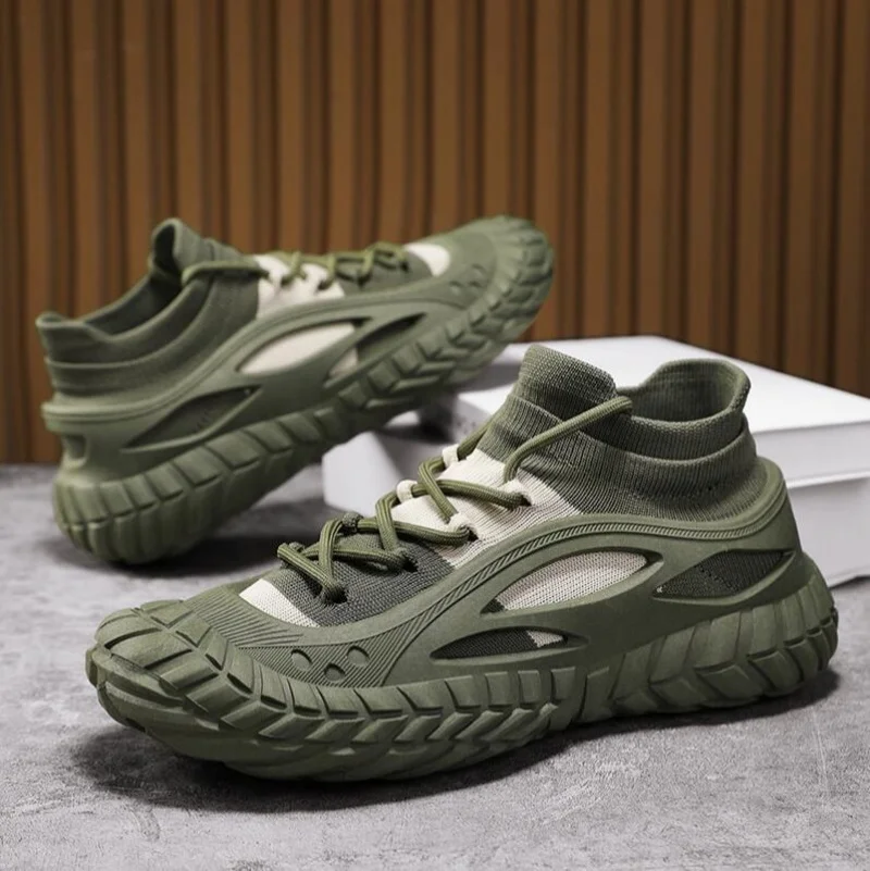 Flying Woven Men's Shoes Spring Breathable Lazy Shoes A Slip-on Casual Sports Shoes with Men's Casual Shoes