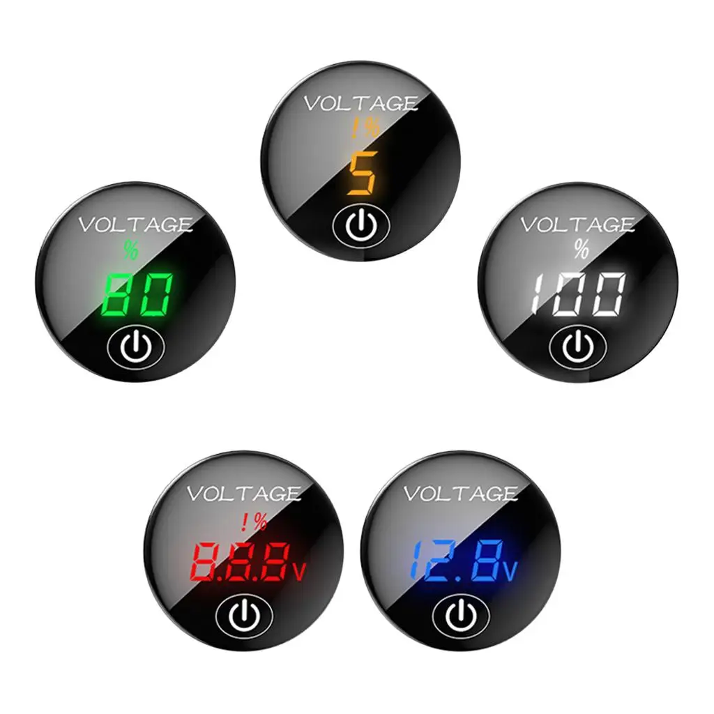 

365 В-48 В водонепроницаемый вольтметр тестовая светодиодная индикаторная панель для автомобиля на колесах