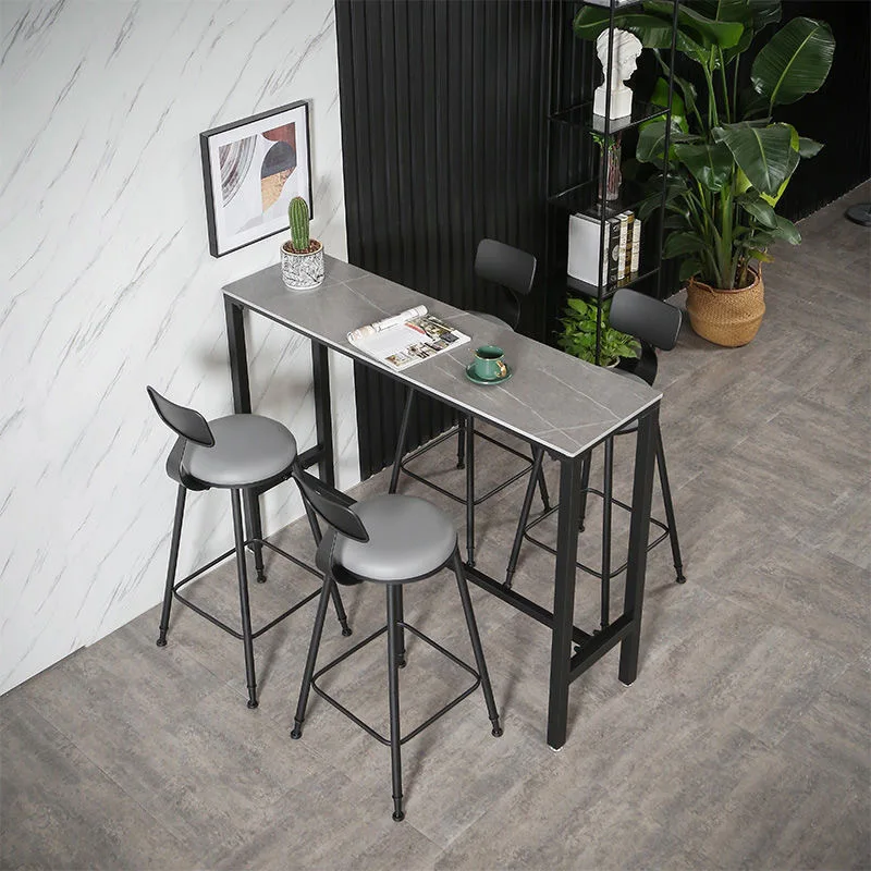 

Nordic Balcony Bar Tables Saloon Kitchen Lean Against The Wall Long Cocktail Bar Tables Milk High Coffee Furniture Mesa FYBT