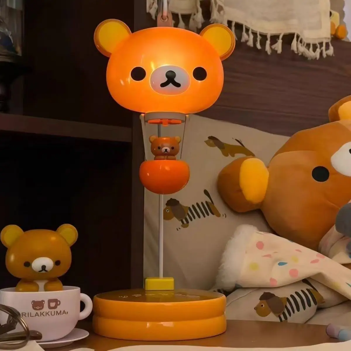 

Cute Night Light Forest Balloon Light Night Light Cartoon Bear Room Decoration Balloon Ornament Bear Japanese Sanx Night Light
