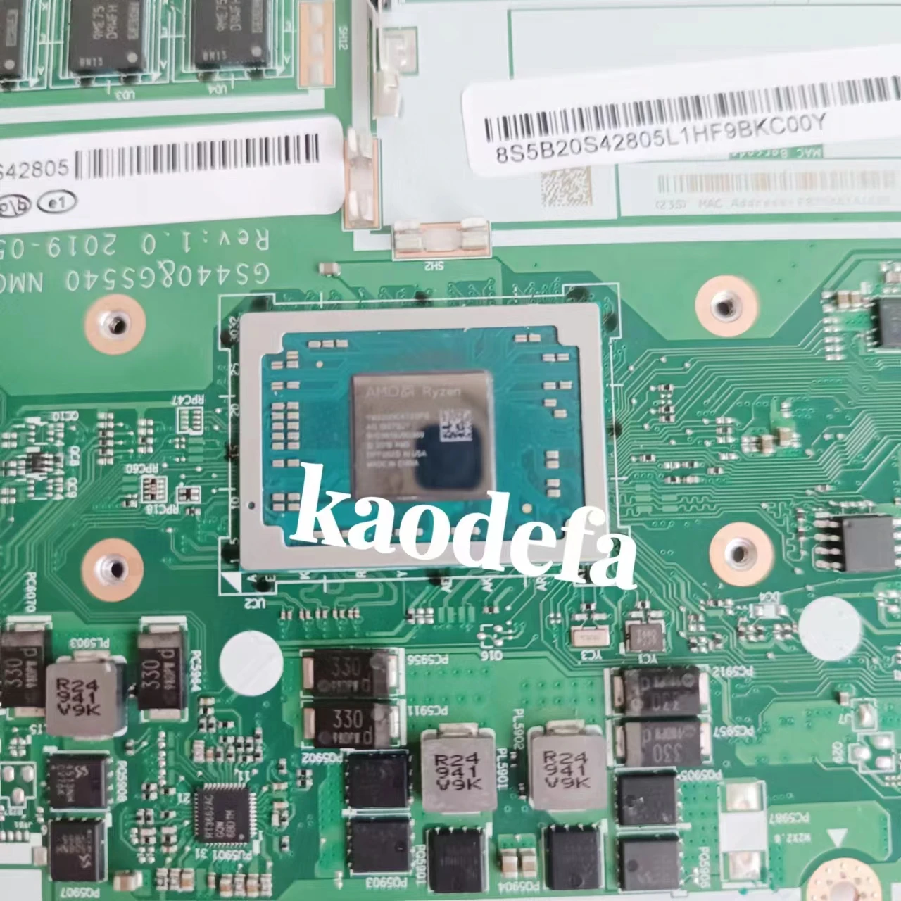 NM-C511 For Ideapad S145-15API Laptop Motherboard 81UT CPU: R3-3200U / R5-3500U / R7-3700U RAM: 4GB FRU: 5B20S42805 5B20S42804