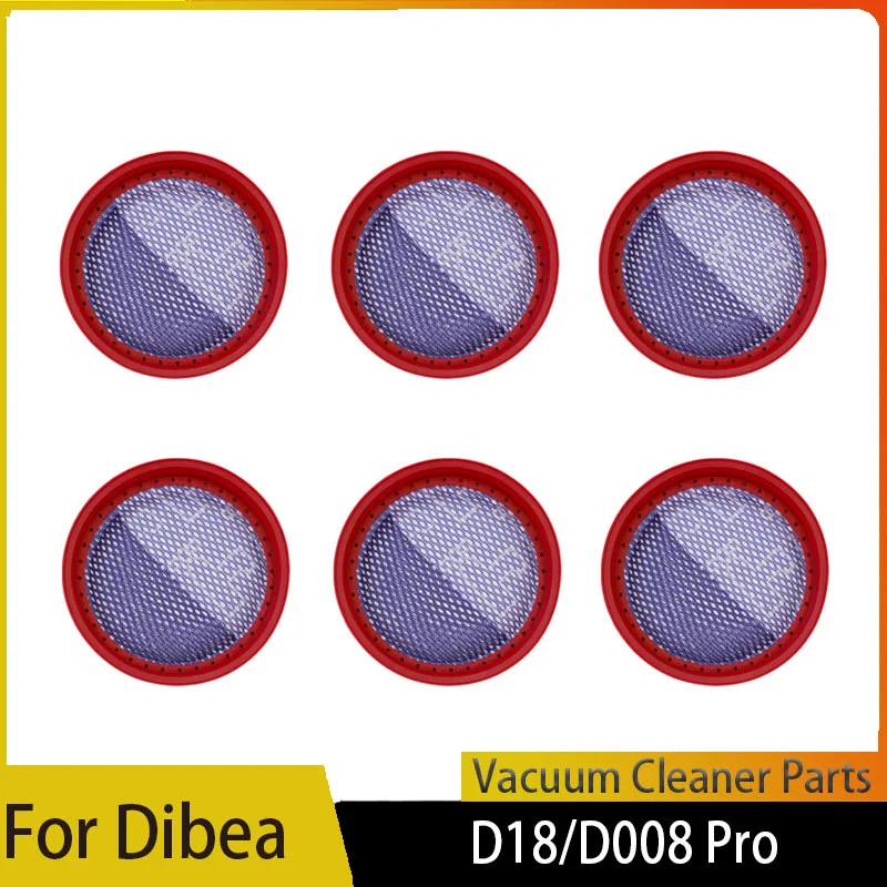 Vacuum Cleaner Filter Core Replacement Handheld Accessories Filters Vacuum Sweeper Handheld Filters for Dibea D18 D008Pro