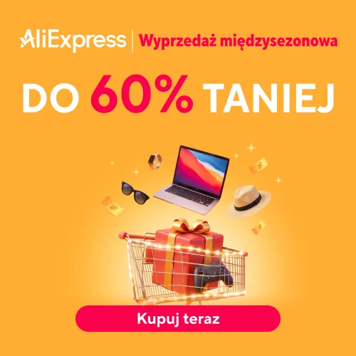 AliExpress | 15-20.06.2026 Wyprzedaż w połowie roku - do 60% taniej AliExpress | 15-20.06.2026 Wyprzedaż w połowie roku - do 60% taniej