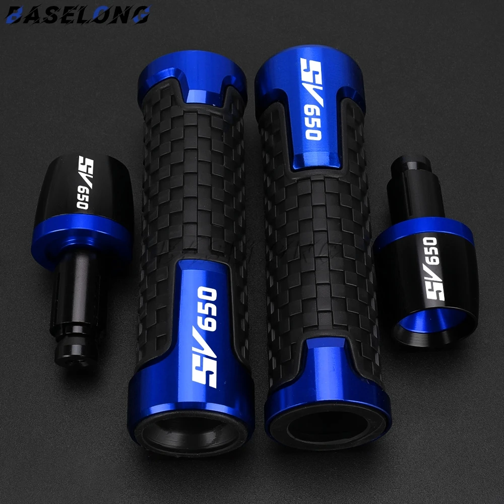 دراجة نارية المقود القبضات بار ينتهي قبضة اليد التوصيل المنزلق نهاية قبعات لسوزوكي SV650 SV 650S SV 650X ABS 1999-2025 2024 2023 2022