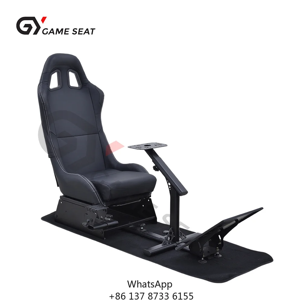 GY013 Classic Model Game Foldable Racing Simulator Seat Car Sim Rig Cockpit Driving Simulator Seat For Universal Models