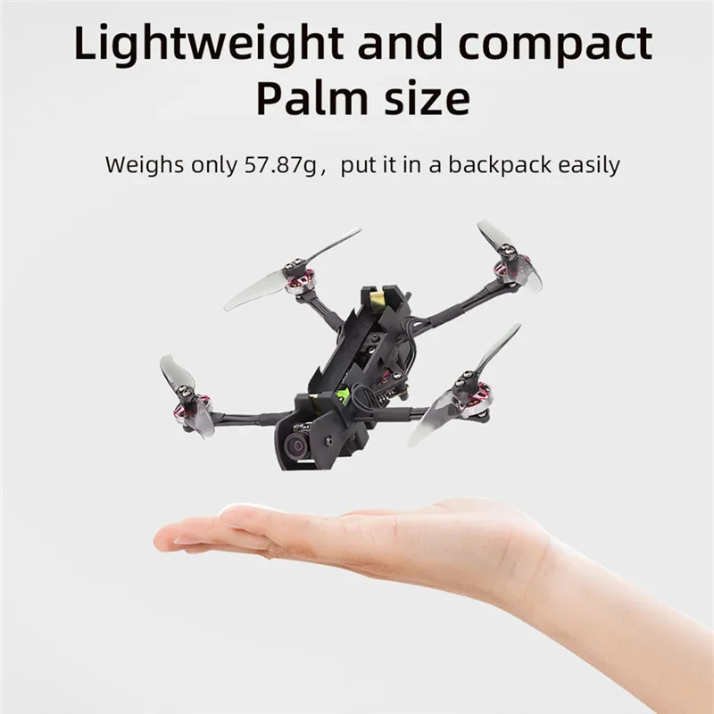 

HGLRC Rekon3 V1.4 Nano Long Range 1S 3inch 18650 Super Long Lasting FPV Drone SPECTER 10A AIO Caddx Ant 1202.5 KV11000