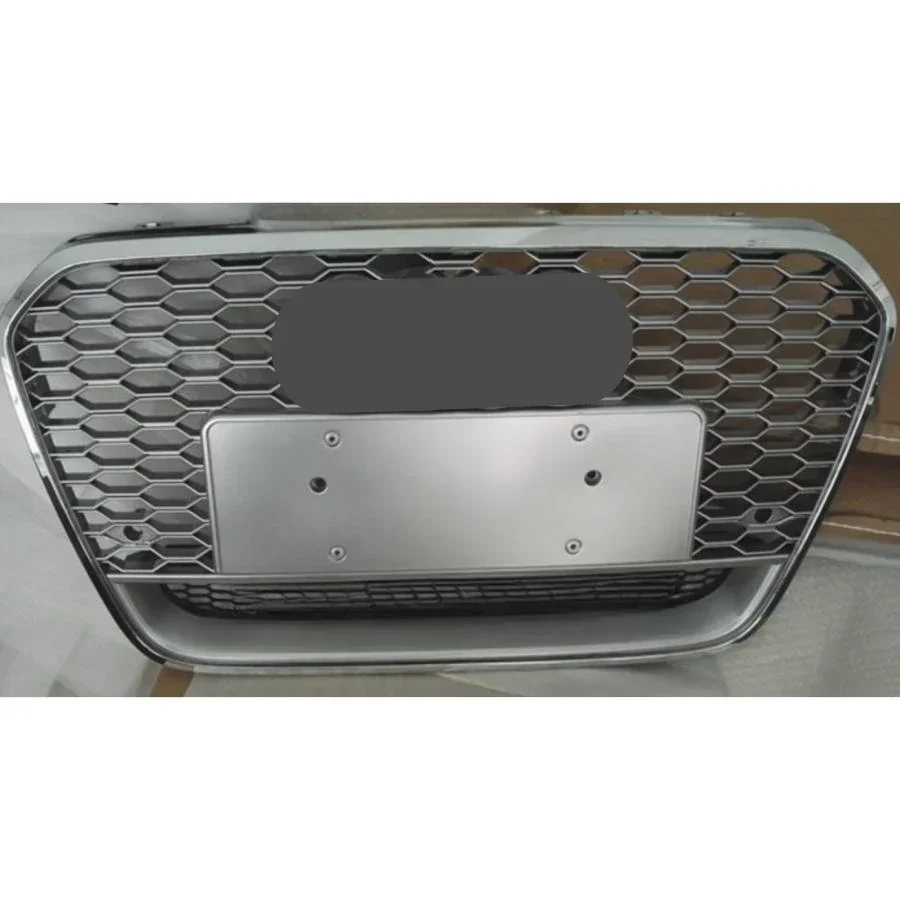 

Car Front Grille For S6/RS6 Style Front Bumper Grille Mesh Hood Grill Grille for A6/S6 C7 12-15 For RS6 Grill