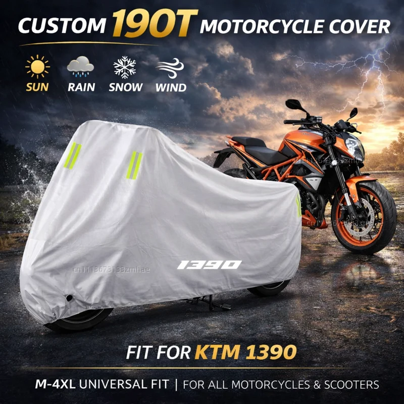 

For KTM 1390 Super Adventure 1390 Super Duke R 2023+ Motorcycle Cover Waterproof UV Protective All Weather Cover