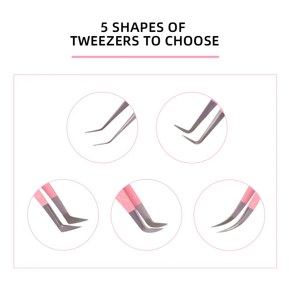 1pc 帯電防止まつげエクステンションピンセットファイバーチップ精密湾曲ストレート眉毛まつげまつげピンセットメイクアップツール