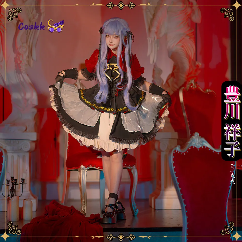 BanGDream! 10th Anniversary Ave Mujica Sakiko Togawa Cosplay Costumes Halloween Game Suit Women Lolita Dress